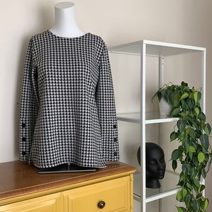 Tommy Hilfiger | Houndstooth top